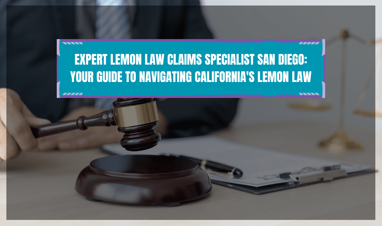 Lemon Law Claims Specialist San Diego: A frustrated driver standing next to a broken-down car, looking at a repair invoice.