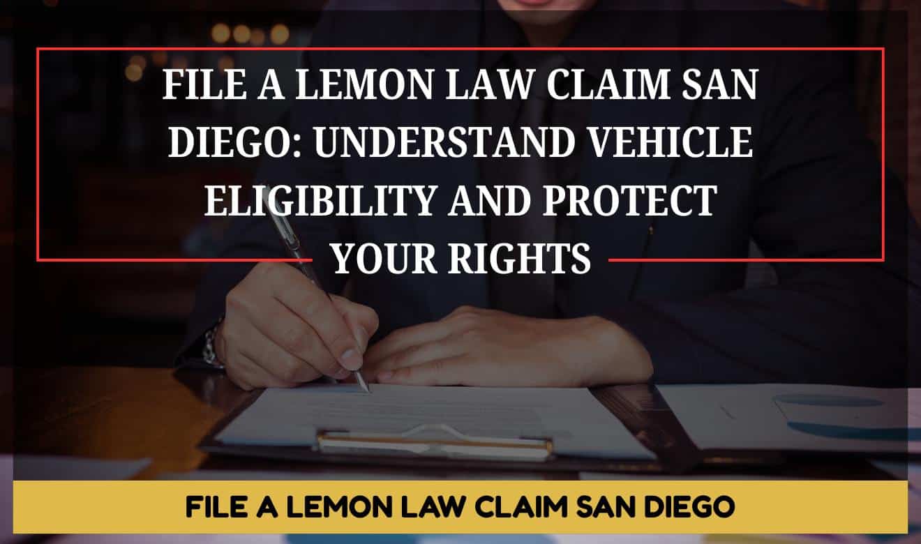 File a Lemon Law Claim San Diego: Frustrated driver looking at car engine in San Diego with repair paperwork in hand