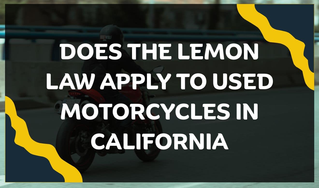San Diego Lemon Law for used motorcycles