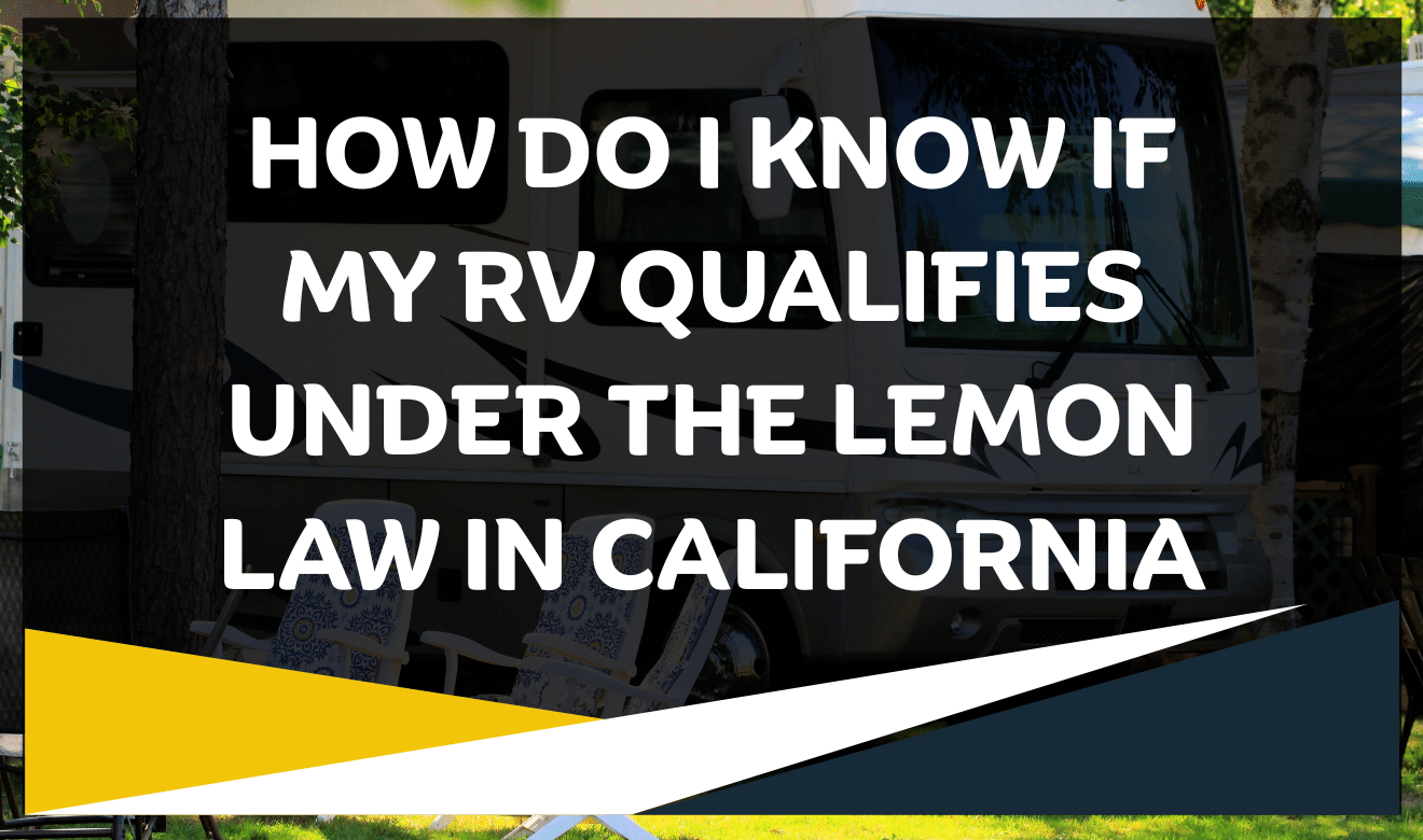 best RV lemon law lawyer in San Diego
