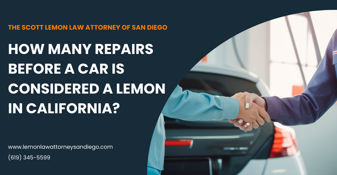 how many repair attempts before lemon law applies
