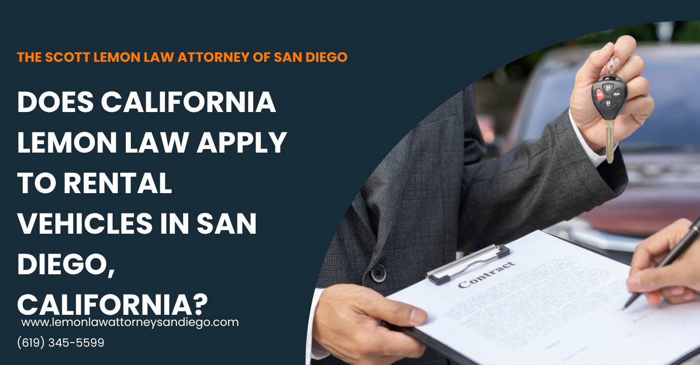 does lemon law apply to rental vehicles San Diego