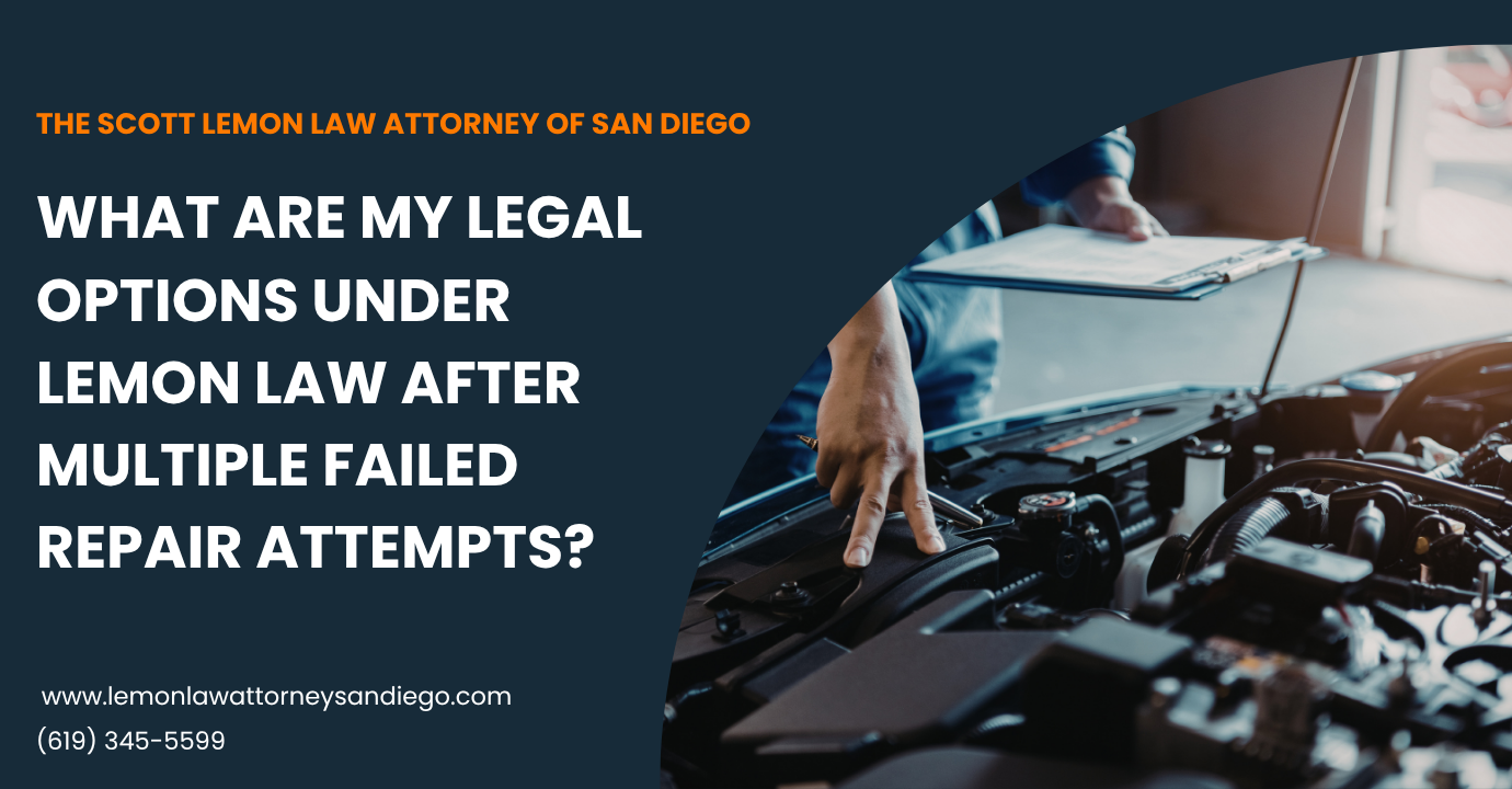 lemon law legal options after failed repairs