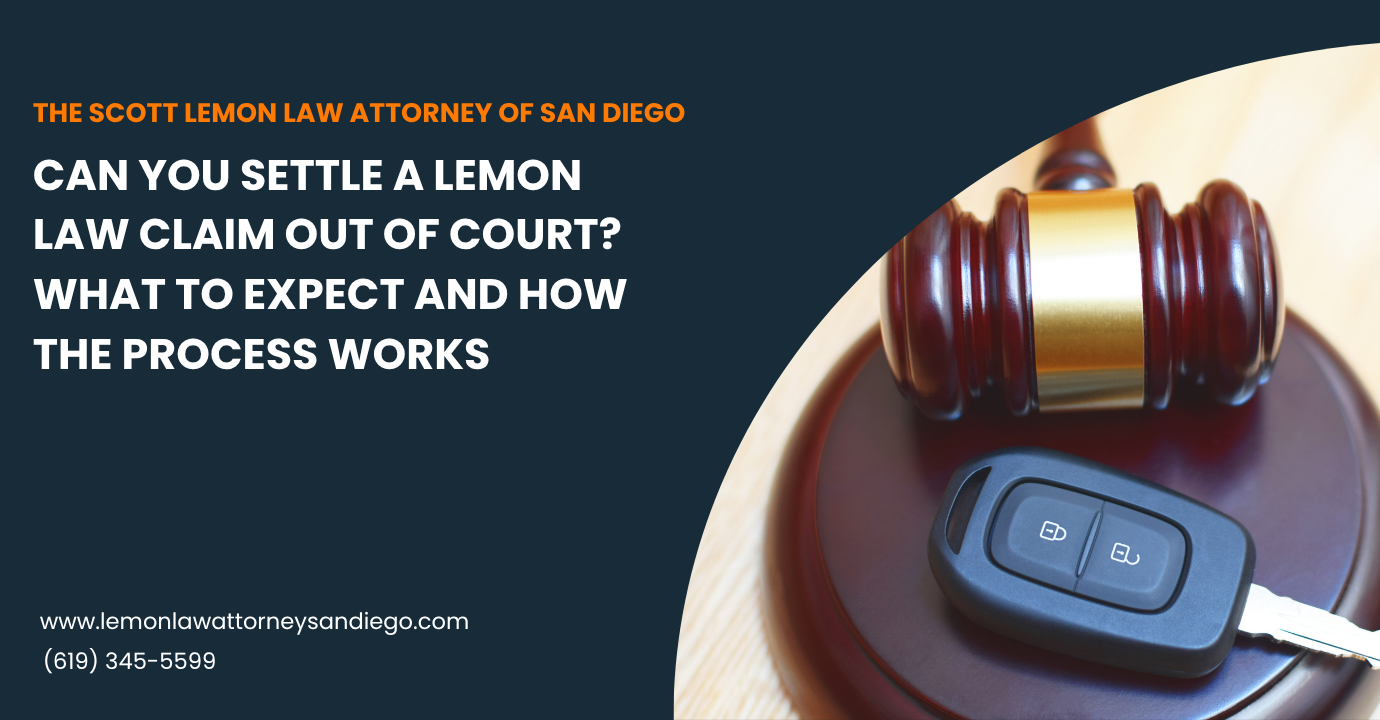 can lemon law claims be settled out of court