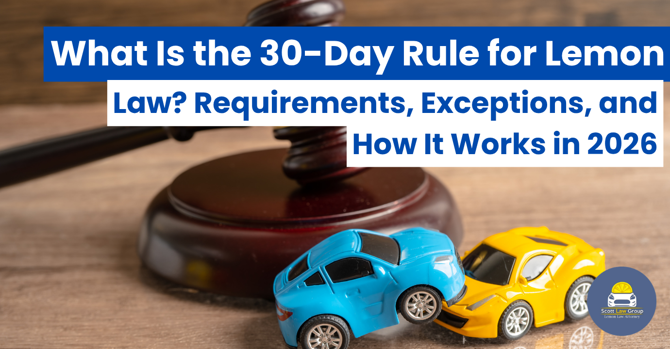 what is the 30 day rule for lemon law