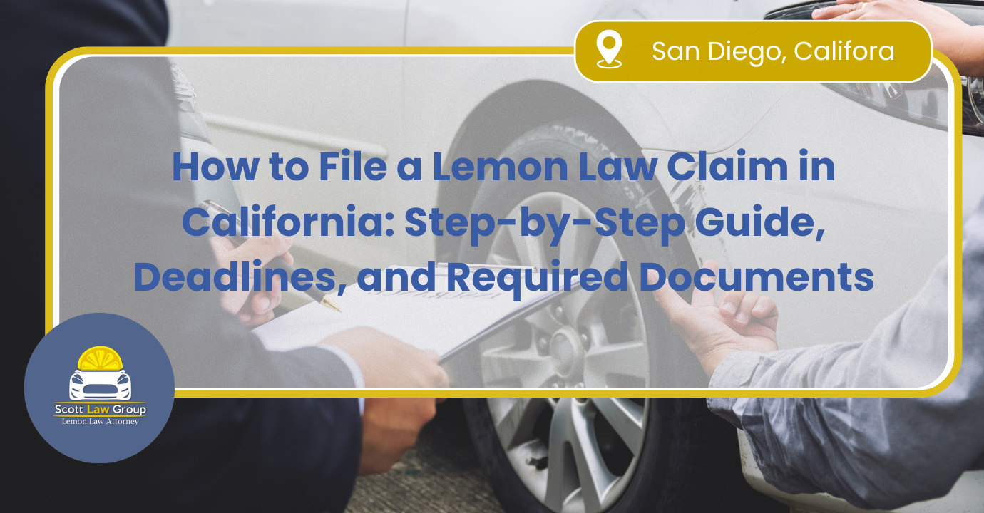 how to file a lemon law claim in California