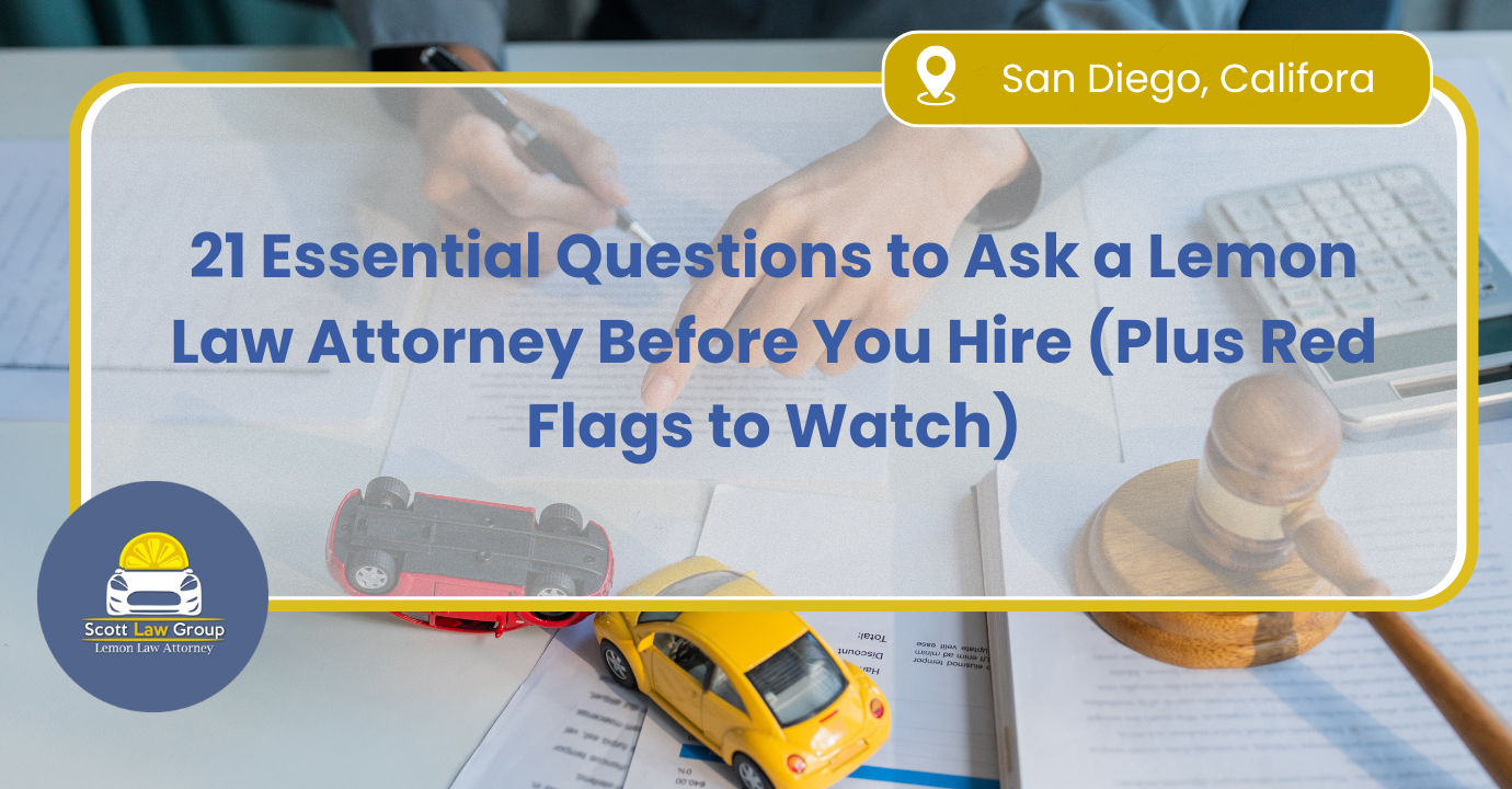 questions to ask a lemon law attorney