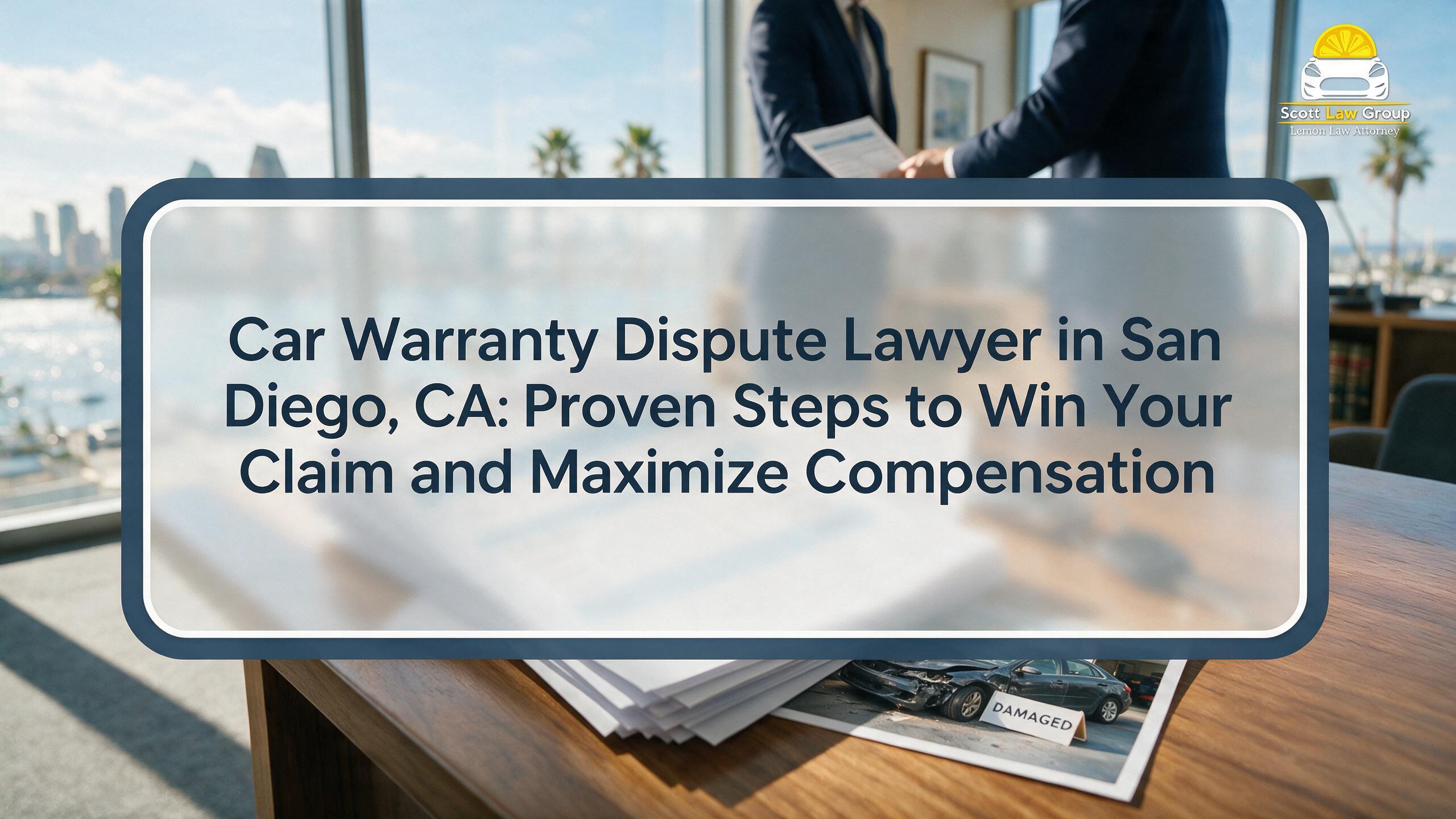 car warranty dispute lawyer san diego