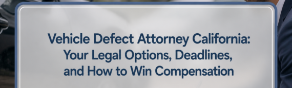 Vehicle Defect Attorney California: Your Legal Options, Deadlines, and How to Win Compensation