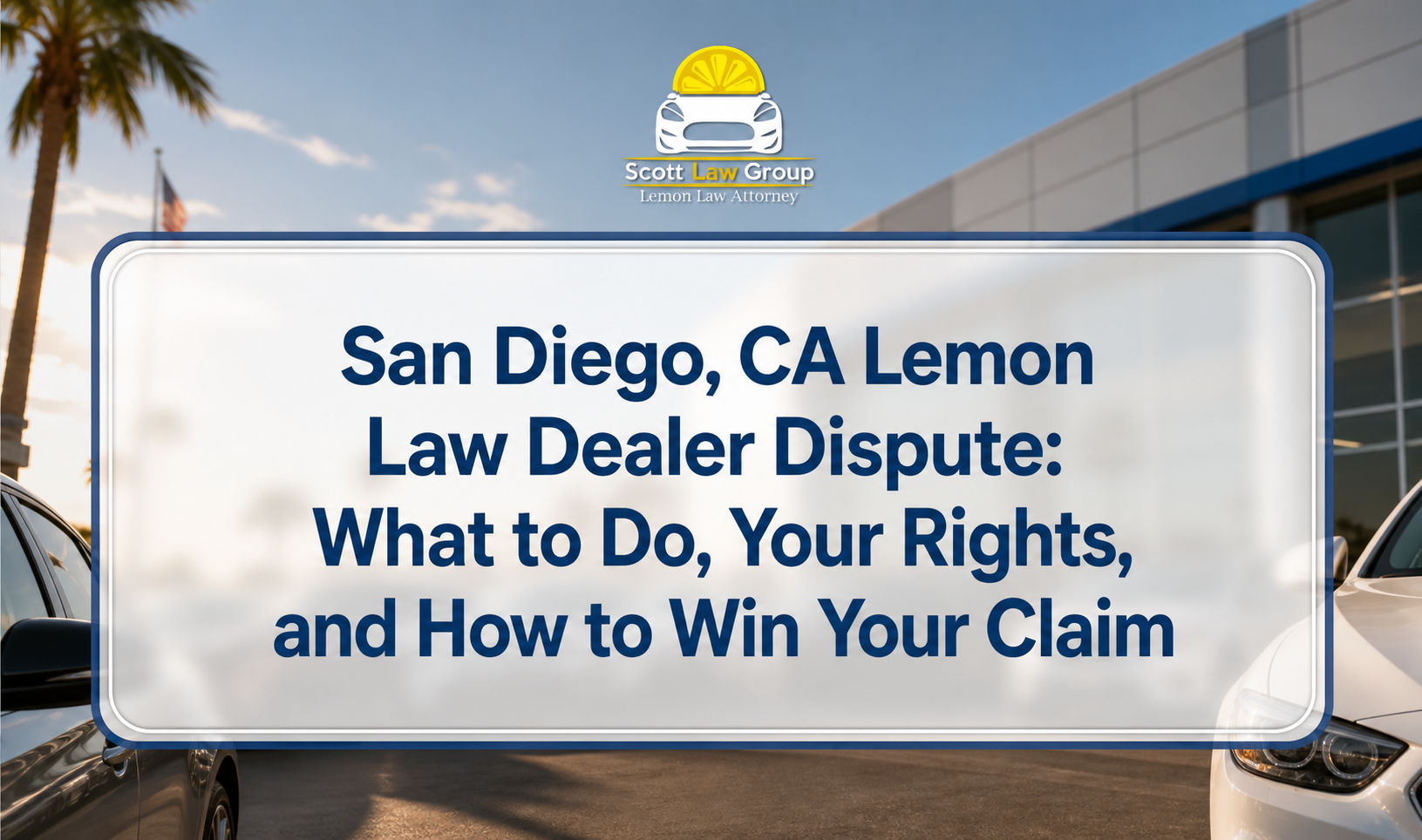 lemon law dealer dispute san diego