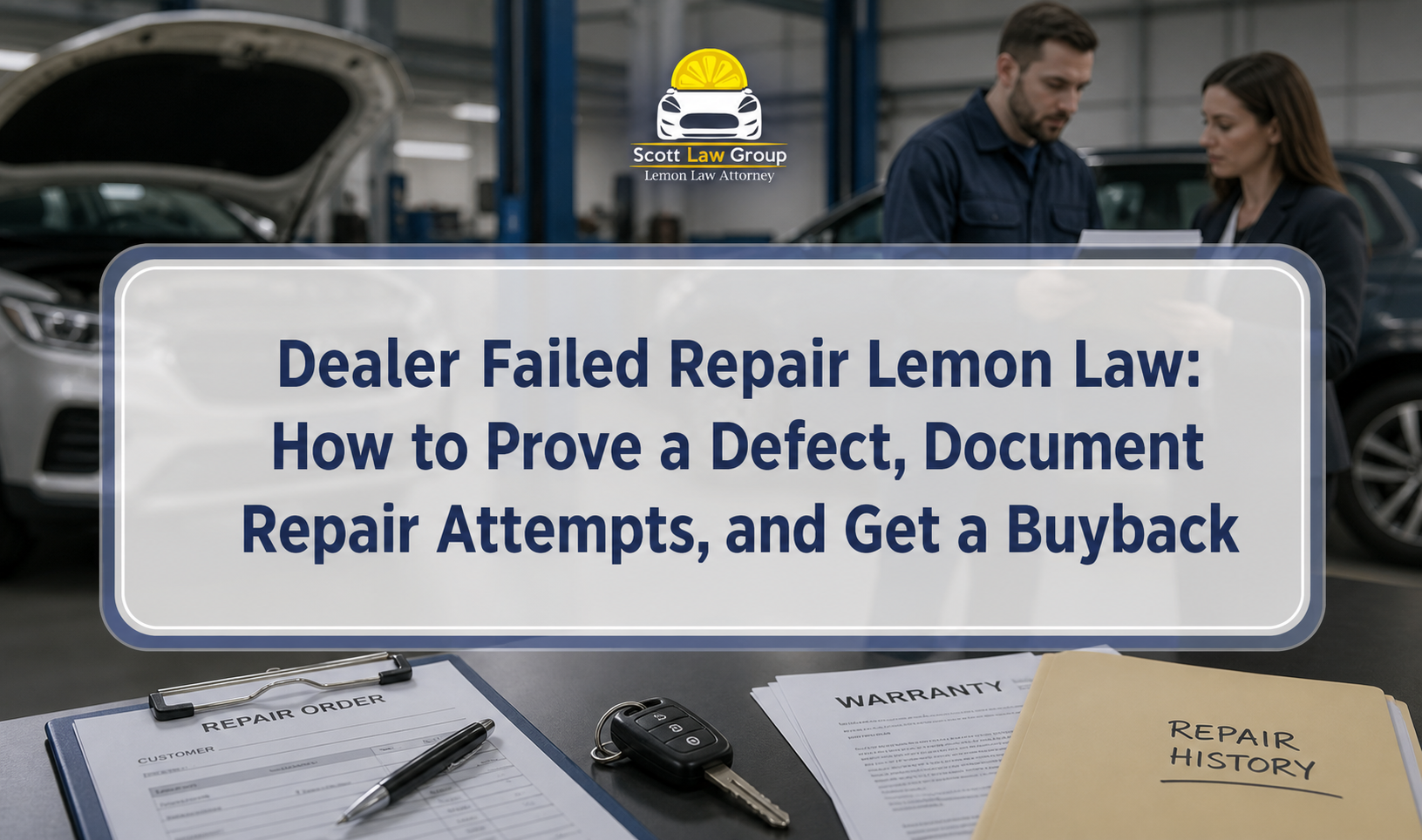 dealer failed repair lemon law