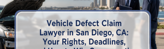 Vehicle Defect Claim Lawyer in San Diego, CA: Your Rights, Deadlines, and How to Win Compensation