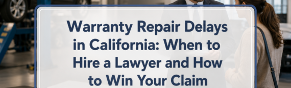 Warranty Repair Delays in California: When to Hire a Lawyer and How to Win Your Claim